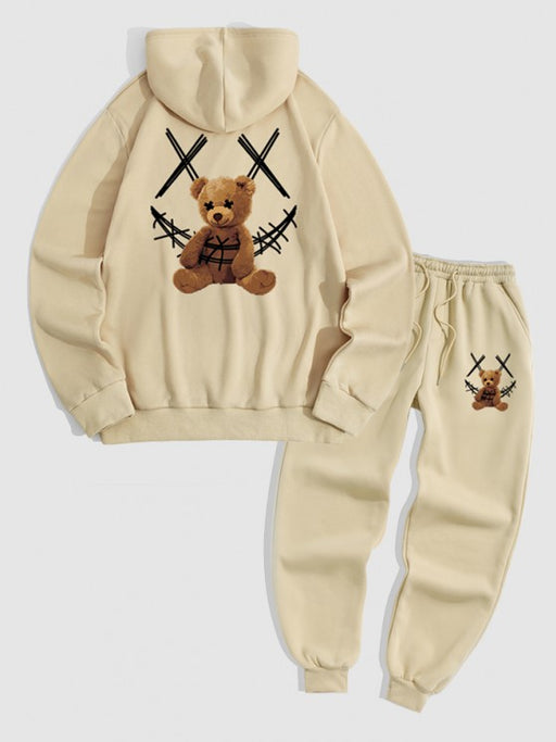 Pattern Hoodie And Sweatpants Set - Grafton Collection