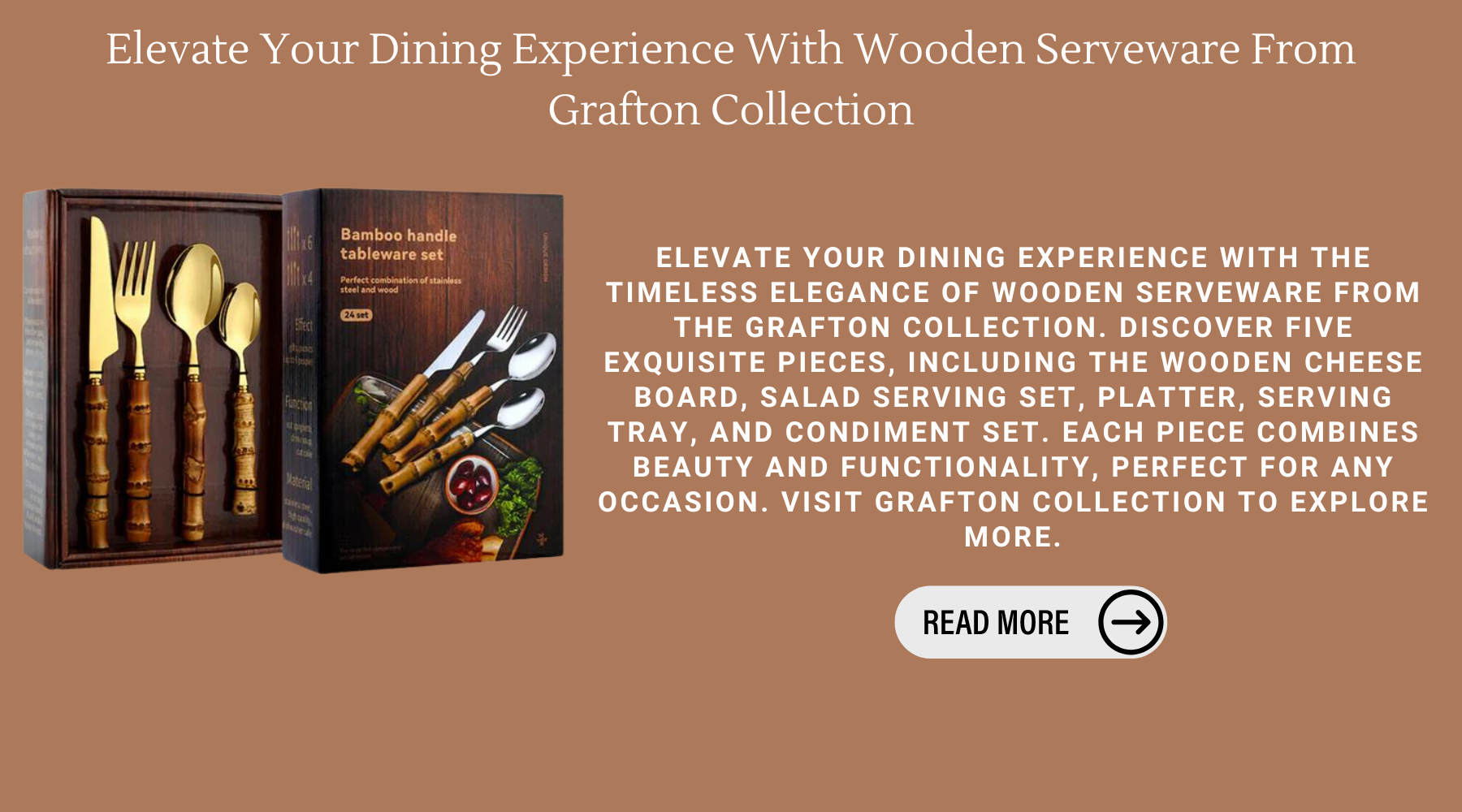 Elevate Your Dining Experience With Wooden Serveware From Grafton Collection