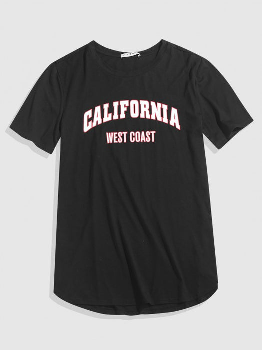 California West Coast T Shirt And Shorts Set - Grafton Collection