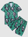 Printed Shirt And Shorts - Grafton Collection