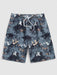 Bird Printed Shirt And Shorts - Grafton Collection