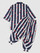 Cherry Stripe Shirt And Baggy Pants - Grafton Collection