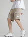 Striped Shirts And Letter Patch Shorts - Grafton Collection