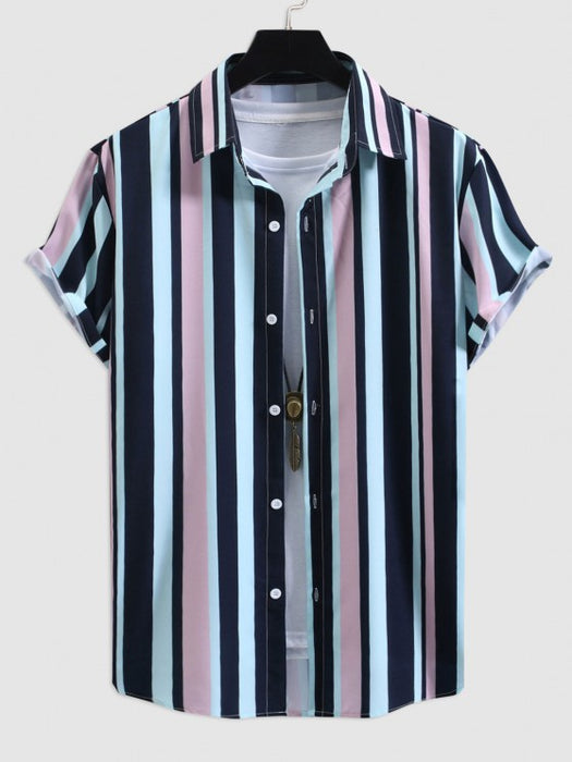 2 Pieces Stripes Shirt And Ripped Jeans - Grafton Collection