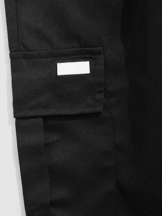 Texture Collared Shirt And Cargo Shorts - Grafton Collection