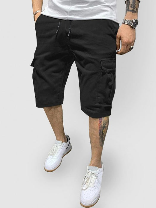 Texture Collared Shirt And Cargo Shorts - Grafton Collection