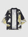 Floral Crane Printed Kimono And Shorts - Grafton Collection