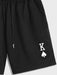 Printed Playing Card T Shirt And Shorts - Grafton Collection