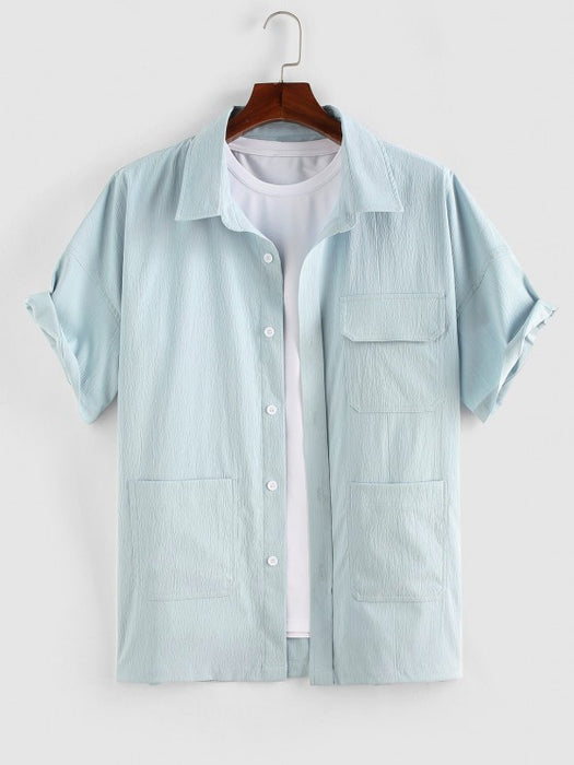 Cargo Pocket Shirt And Shorts - Grafton Collection