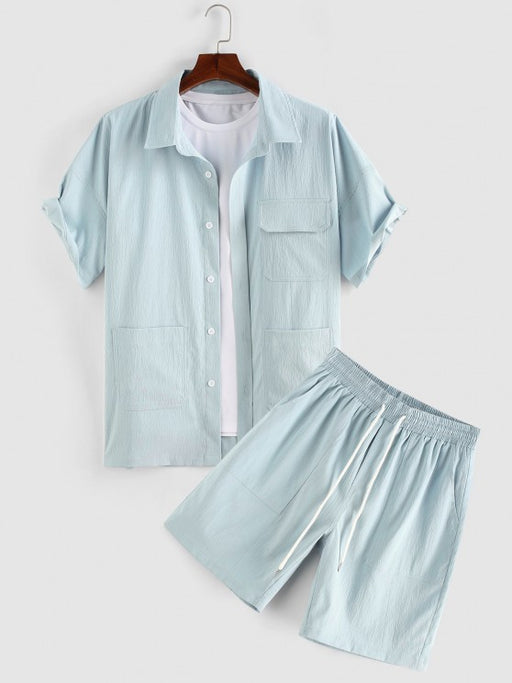 Cargo Pocket Shirt And Shorts - Grafton Collection