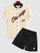 Baseball Short Sleeve Shirt And Shorts Set - Grafton Collection