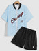 Baseball Short Sleeve Shirt And Shorts Set - Grafton Collection