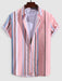 2 Pieces Stripe Shirt And Shorts - Grafton Collection