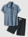 Short Sleeves Shirt And Shorts - Grafton Collection