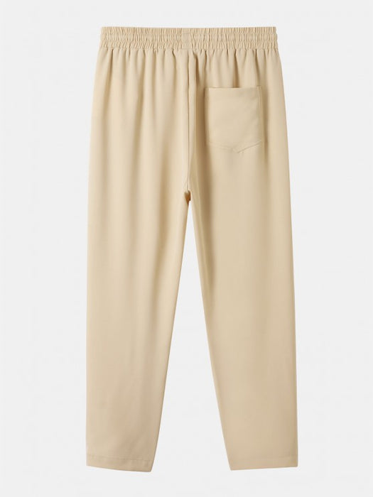 Tailored Collar Shirt And Drawstring Pants - Grafton Collection