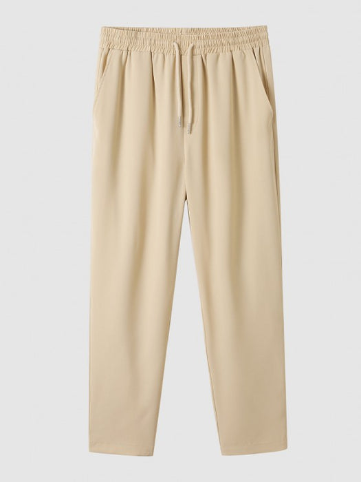 Tailored Collar Shirt And Drawstring Pants - Grafton Collection