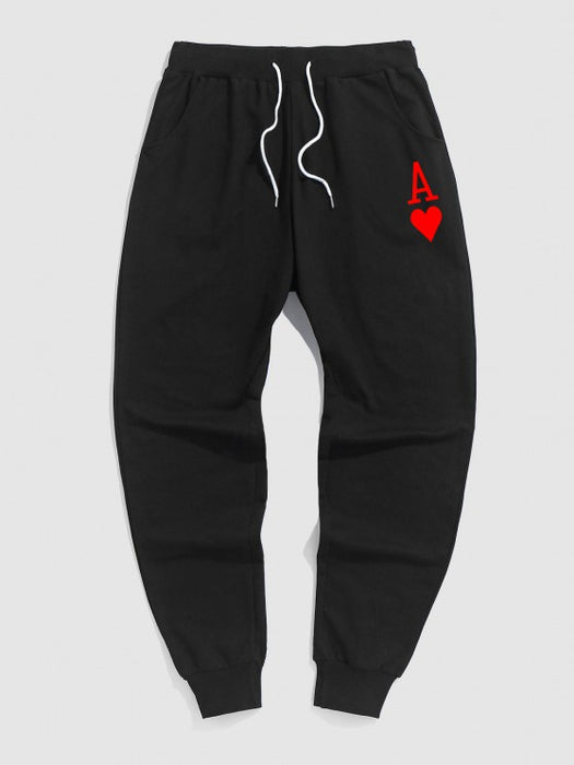 Playing Card Hoodie And Jogger Sweatpants