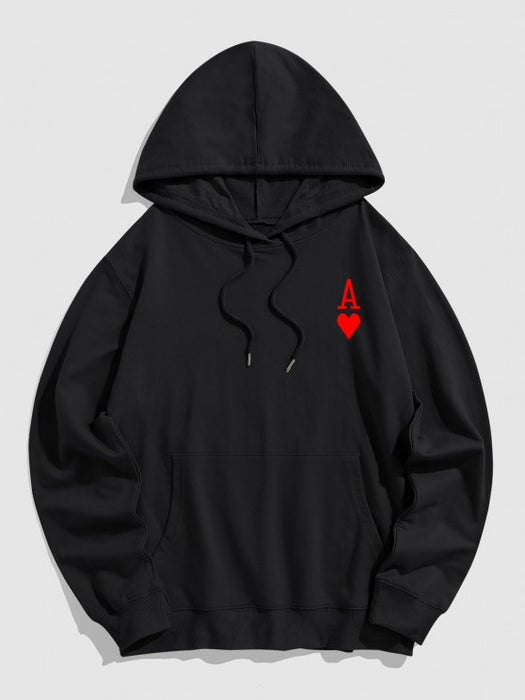 Playing Card Hoodie And Jogger Sweatpants