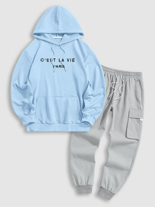 Pullover Hoodie And Cargo Pants - Grafton Collection