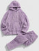 Fluffy Fleece Hoodie And Pants Set - Grafton Collection