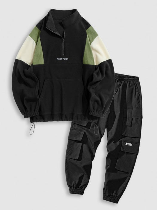 Stylish Sweatshirt And Cargo Pants Set - Grafton Collection