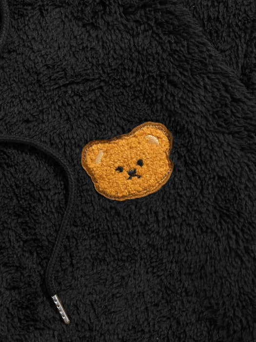 Bear Terry Embroidered Teddy Hoodies - Grafton Collection