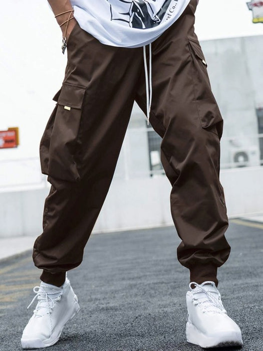 Embroidered Hoodie And Cargo Pants Set