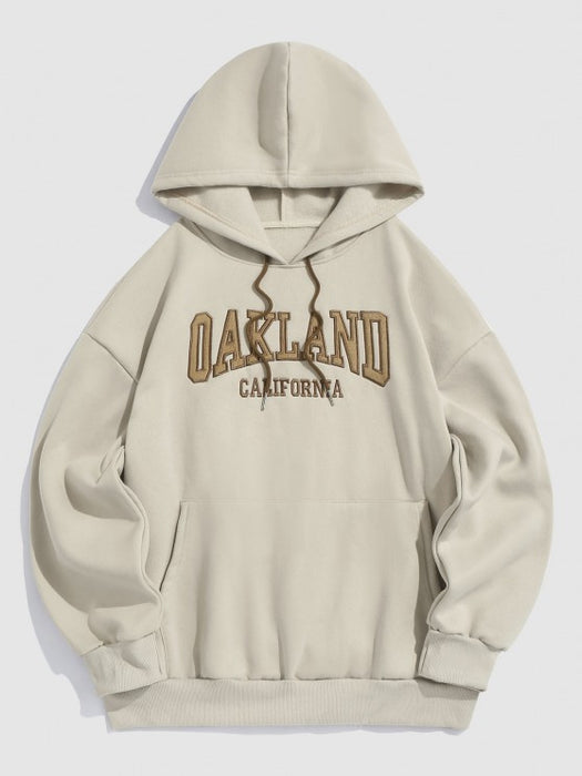 Oakland Embroider Hoodie And Shorts Set - Grafton Collection