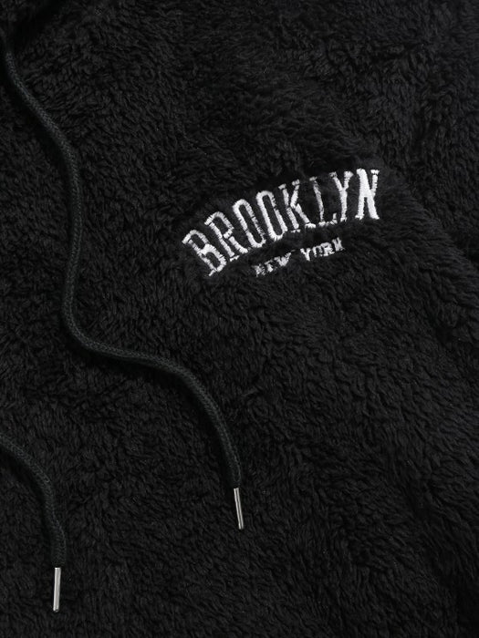 New York And Brooklyn Hoodie And Teddy Pants Set - Grafton Collection