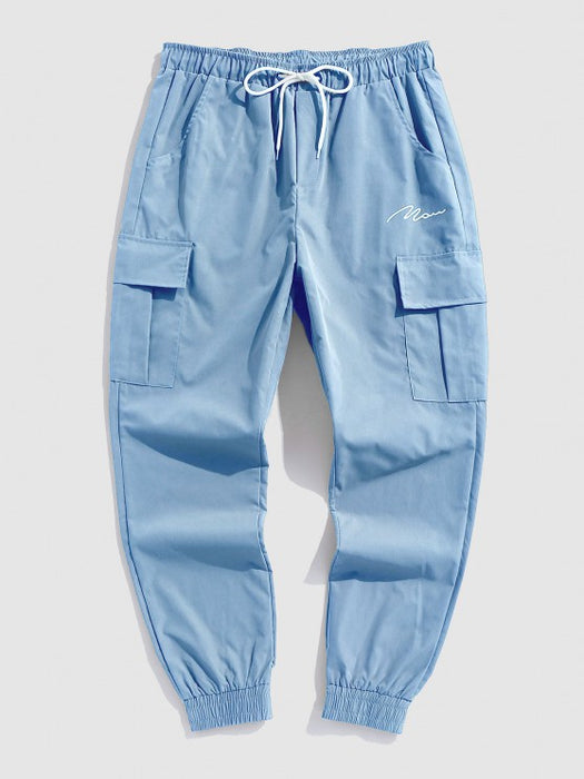 Half Zip Sweatshirt With Jogger Cargo Pants Set - Grafton Collection