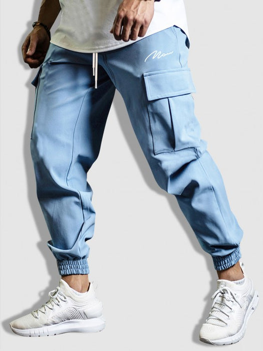 Half Zip Sweatshirt With Jogger Cargo Pants Set