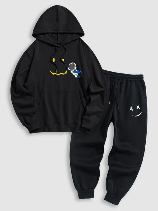 Graphic Hoodie And Jogger Pants Set - Grafton Collection