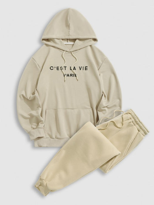 Hoodie And Casual Sweatpants Set - Grafton Collection