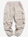 Letter Embroidered Casual Jogger Pants Set - Grafton Collection