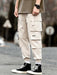 Letter Embroidered Casual Jogger Pants Set - Grafton Collection