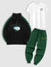 Embroidery Hoodie And Jogger Pants - Grafton Collection