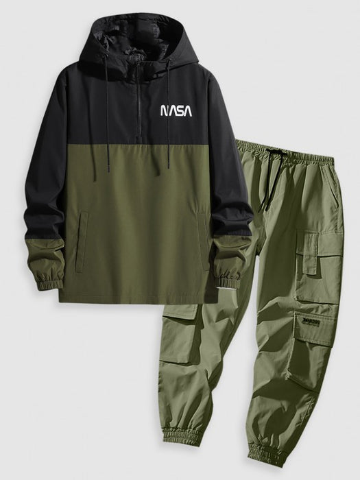 Hooded Jacket With Jogger Pants