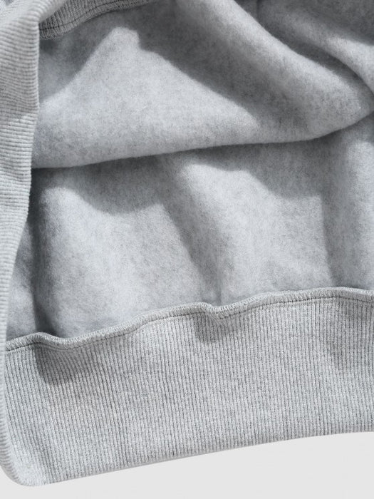 Thermal Fleece Lined Casual Sweatpants Set