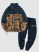 Printed Jacket And Sweatpants Set - Grafton Collection