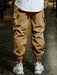 Letter Sweatshirt And Jogger Cargo Pants Set - Grafton Collection