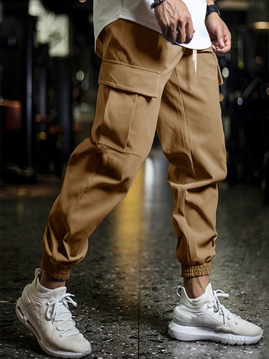 Letter Sweatshirt And Jogger Cargo Pants Set - Grafton Collection