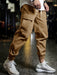 Letter Sweatshirt And Jogger Cargo Pants Set - Grafton Collection