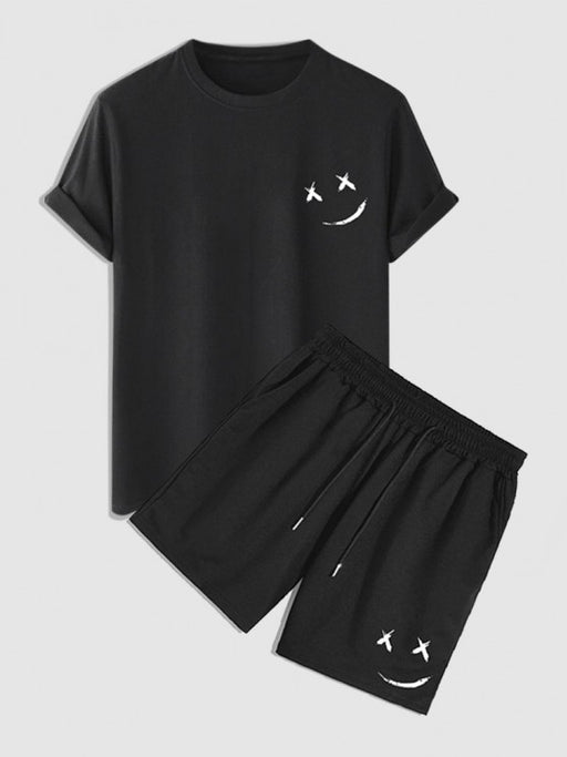 Smiley T Shirt And Shorts Set - Grafton Collection