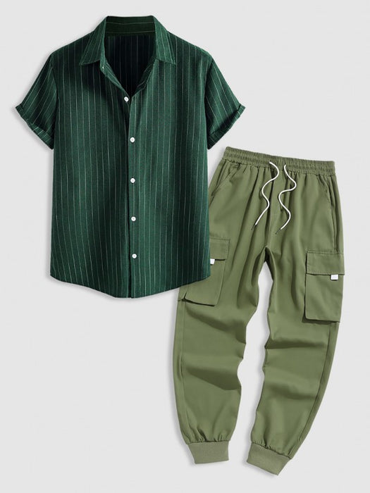 Fashionable Combo Shirt And Cargo Pants