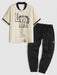 Baseball Shirt With Streetwear Pants - Grafton Collection