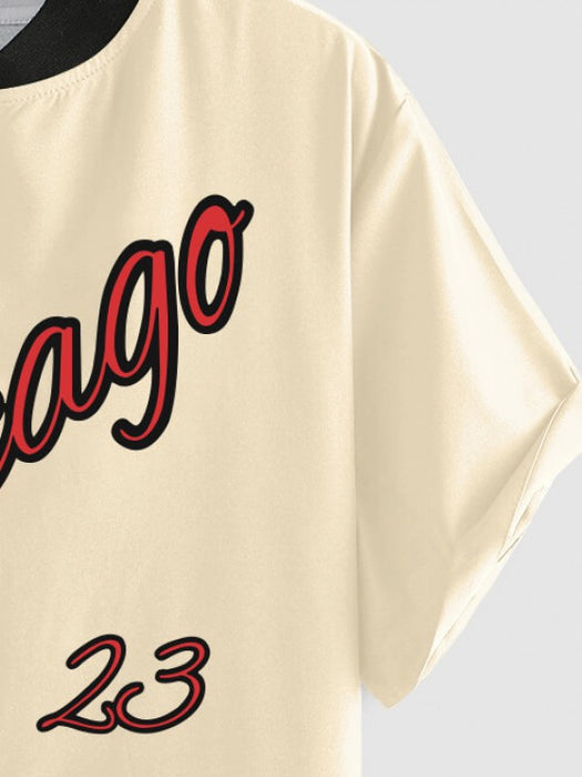 Chicago Baseball Shirt With Cargo Pants