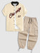 Chicago Baseball Shirt With Cargo Pants - Grafton Collection