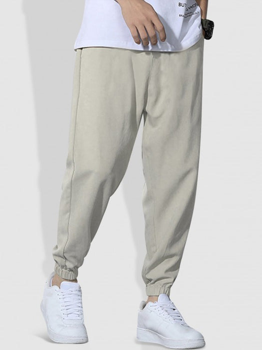 Polo Collared T-shirt With Jogger Pants