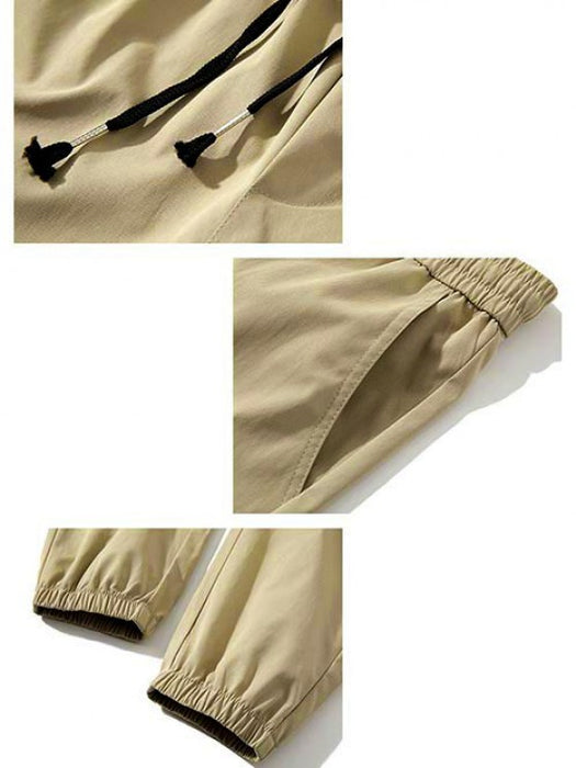 Stripe Print Shirt With Cargo Pants Set