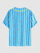 Fire Flame Striped Baseball Shirt And Shorts - Grafton Collection